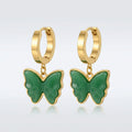 Jade Butterfly Chain Drops