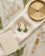 Jade Butterfly Chain Drops