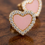Amore Pastel Heart Studs