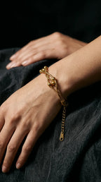 Intertwined Triple Link Bracelet