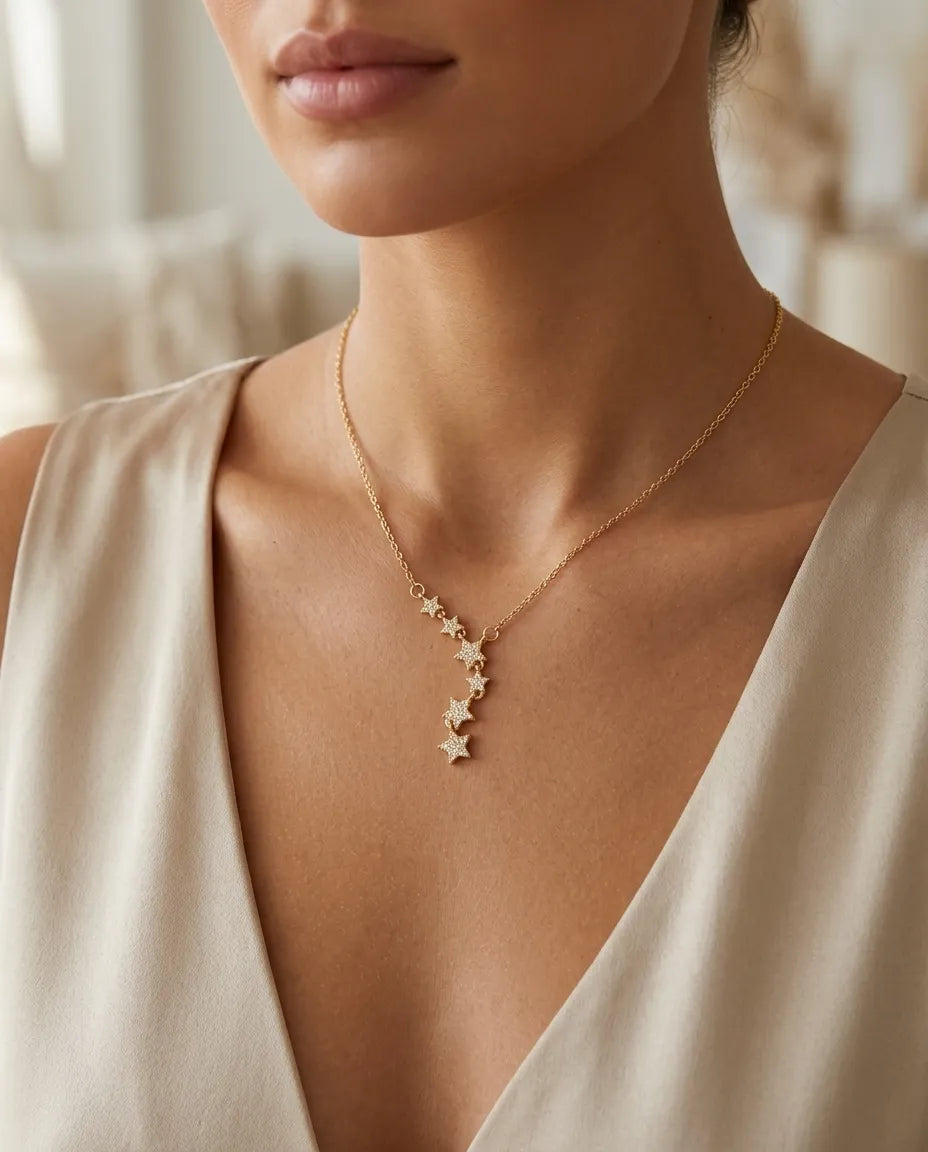 Cascade Starlet Y-Necklace