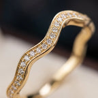 Sleek Shimmer Wave Band