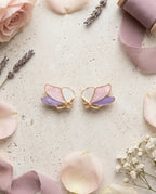 Filigree Pastel Leaf Earrings