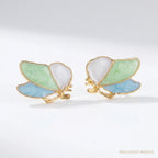 Filigree Pastel Leaf Earrings
