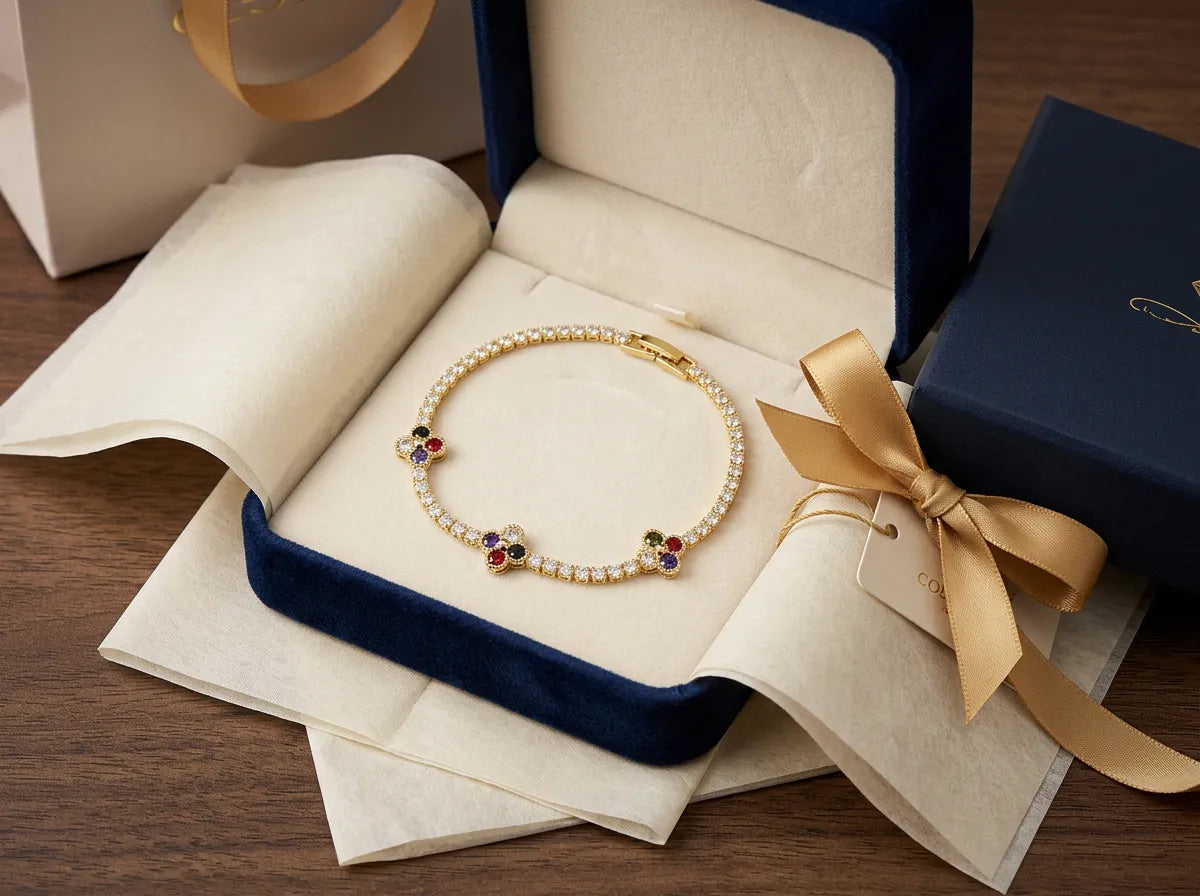 Station Flower Silk Chain