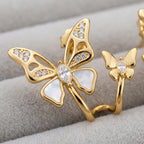 Mariposa Flight Crystal Studs