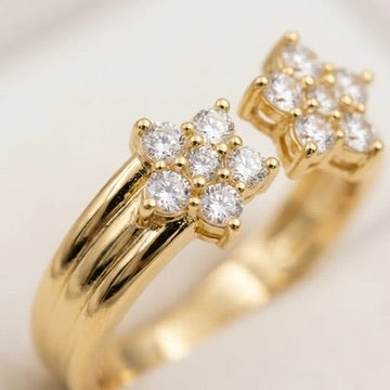 Blossom Pearl Open Ring