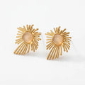 Radiant Sunburst Statement Studs