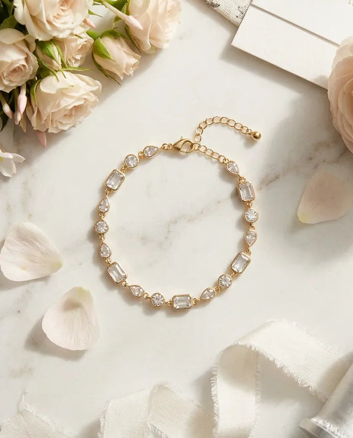 Aria Multi-Shape Crystal Bracelet