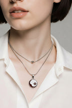 Dual Layer Mother-of-Pearl Medallion