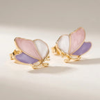Filigree Pastel Leaf Earrings