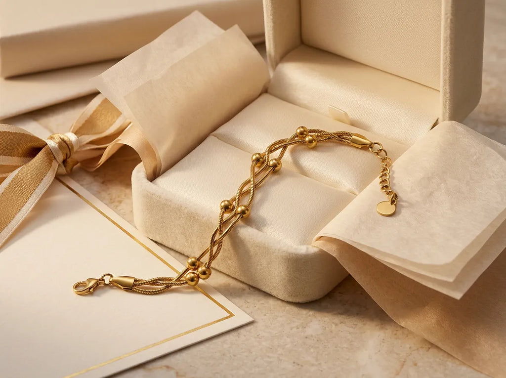 Intertwined Triple Link Bracelet