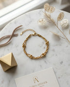 Intertwined Triple Link Bracelet