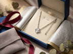 Petite Crystal Clover Pendant