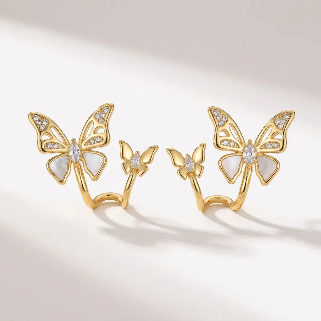 Mariposa Flight Crystal Studs