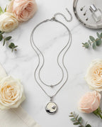 Dual Layer Mother-of-Pearl Medallion