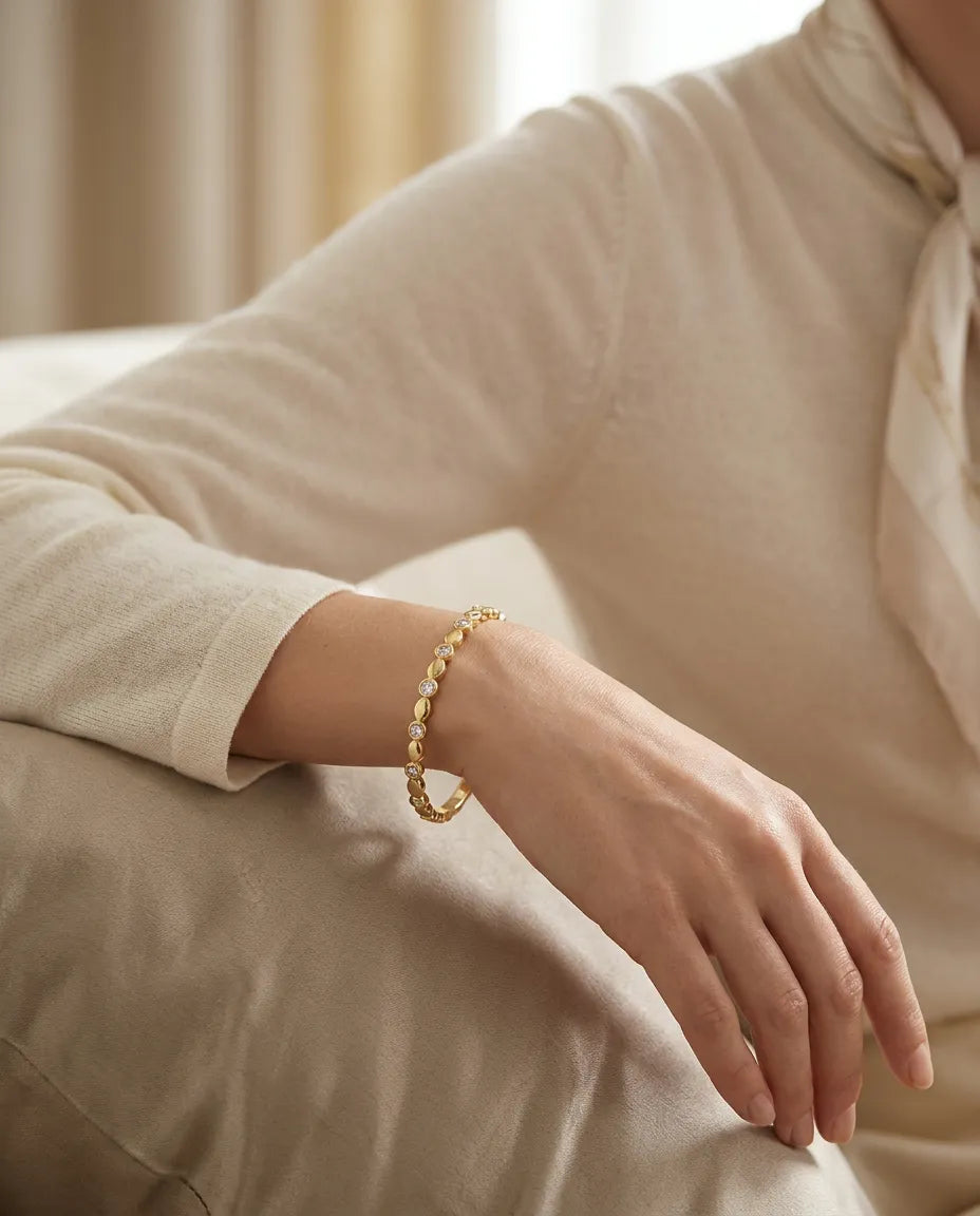 Bubble Dot Tennis Bangle
