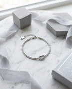 Sleek Infinity Knot Chain Bracelet