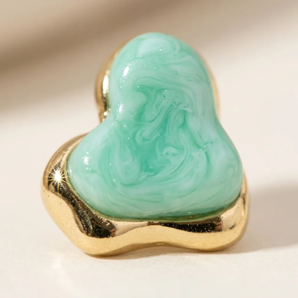 Asymmetric Mint Quartz Drops