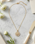 Celestial Sun & Moon Medallion