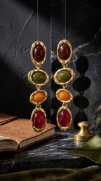 Multi-Tier Earth Gemstone Drops