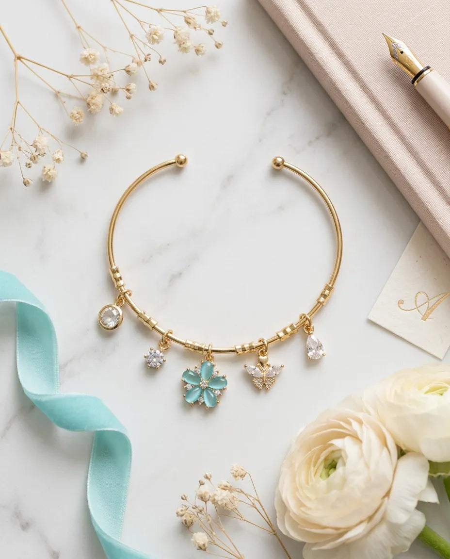 Charmed Turquoise Star Cuff