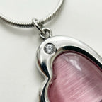 Amethyst Hued Gemstone Heart