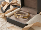 Imperial Quad-Clover Open Bangle