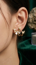 Mariposa Flight Crystal Studs