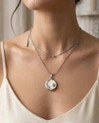 Dual Layer Mother-of-Pearl Medallion