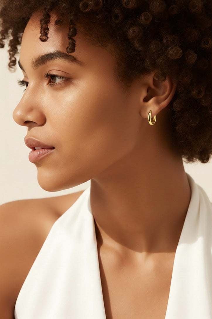 Polished Petite Hoop Earrings