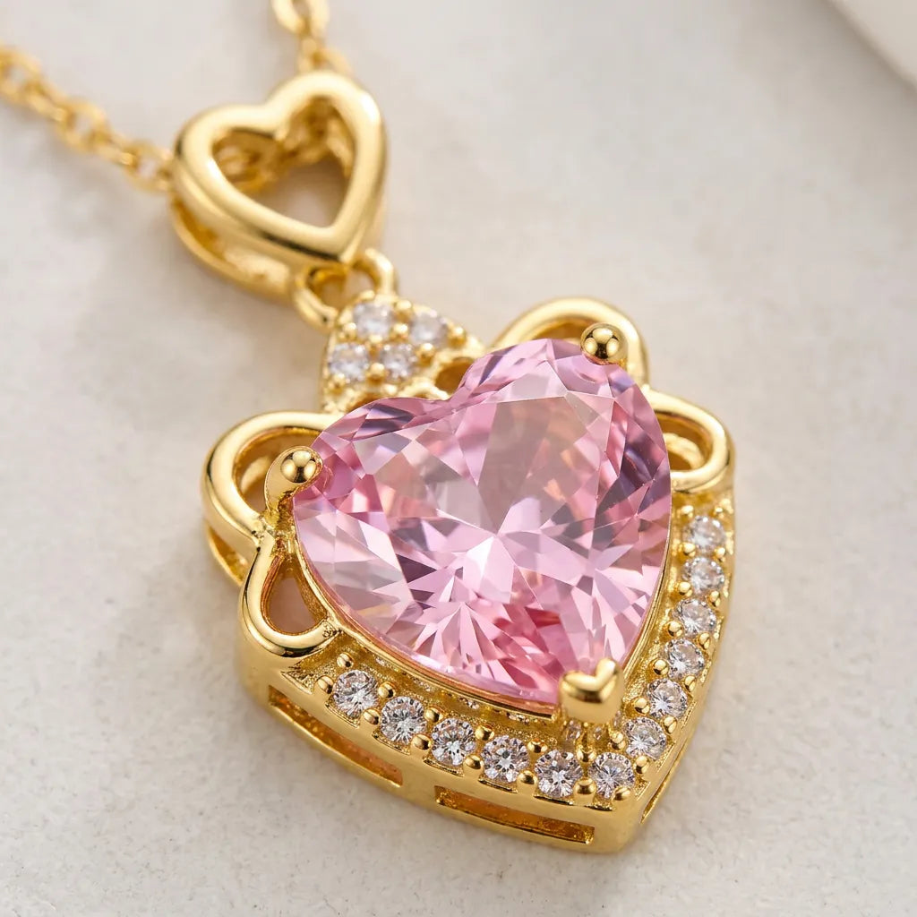 Amour Crystal Heart Pendant