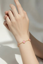 Blossom Pink Clover Bracelet