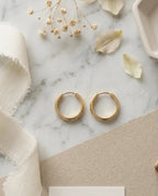 Classic Sleek Huggie Hoops