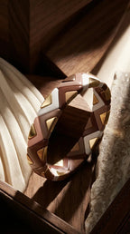 Chevron Brown Ceramic Bangle