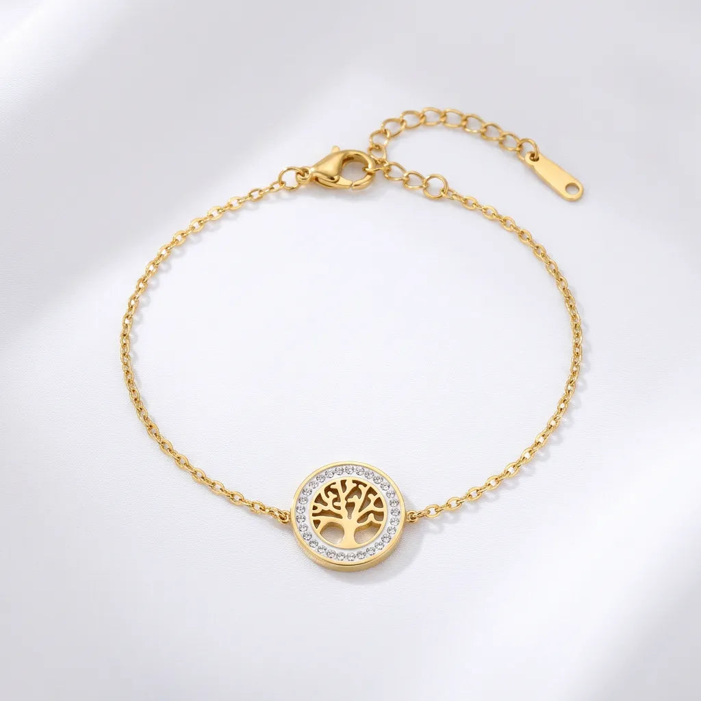 Tree of Life Medallion Chain