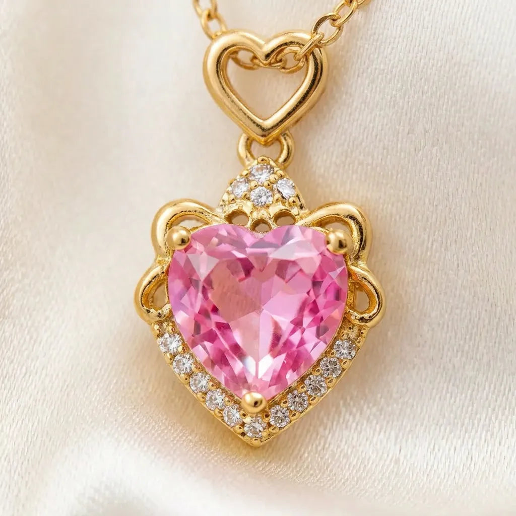 Amour Crystal Heart Pendant