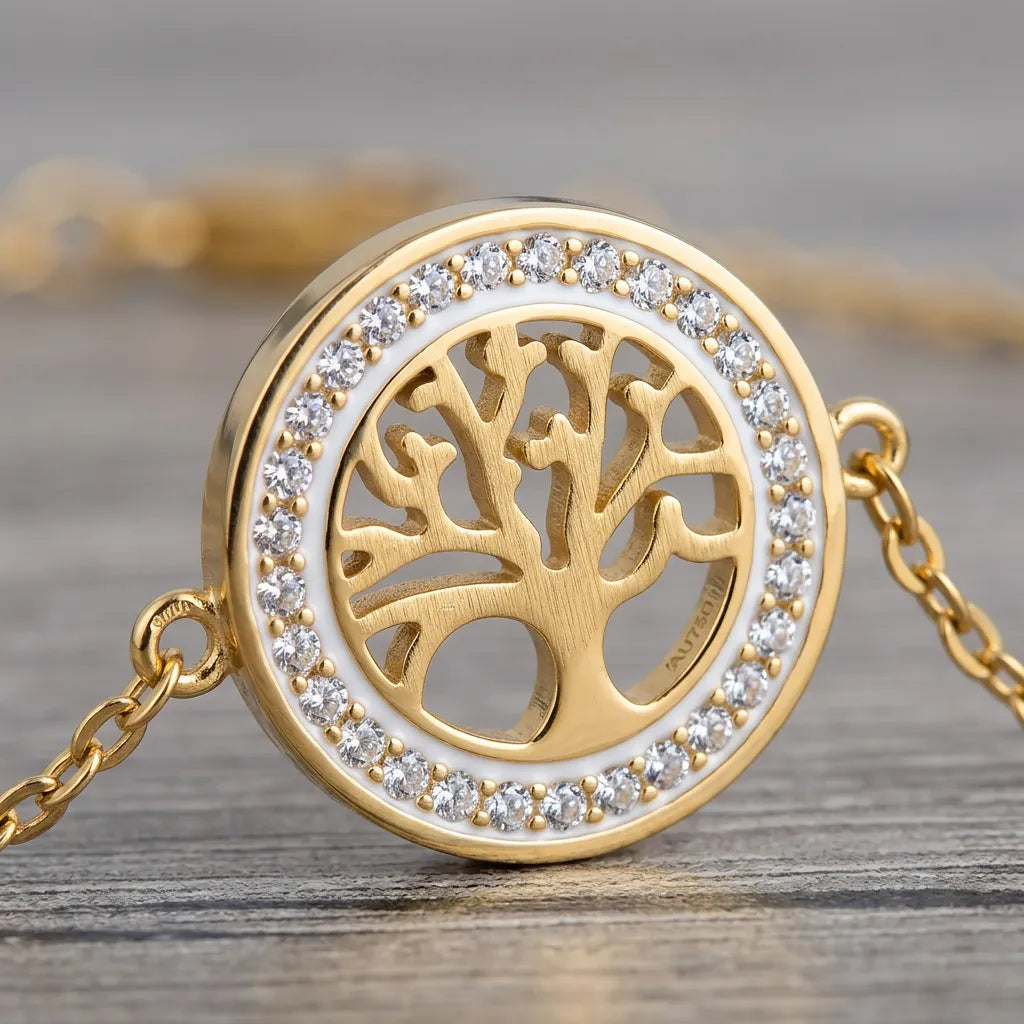 Tree of Life Medallion Chain