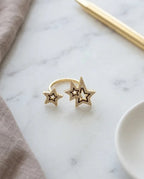 Celestial Triple Starlet Ring
