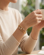 Imperial Quad-Clover Open Bangle