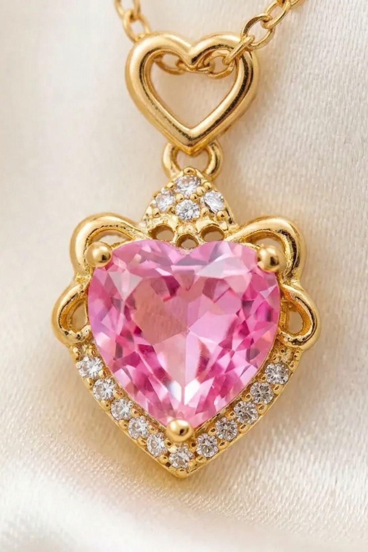 Amour Crystal Heart Pendant