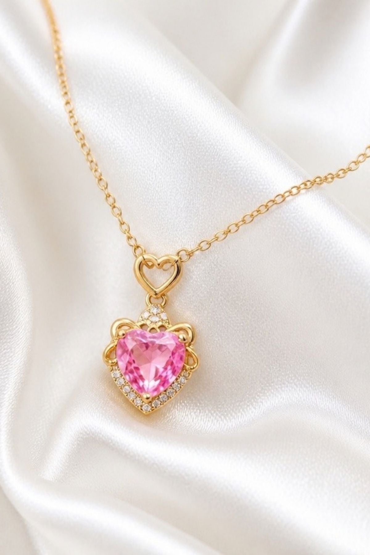 Amour Crystal Heart Pendant